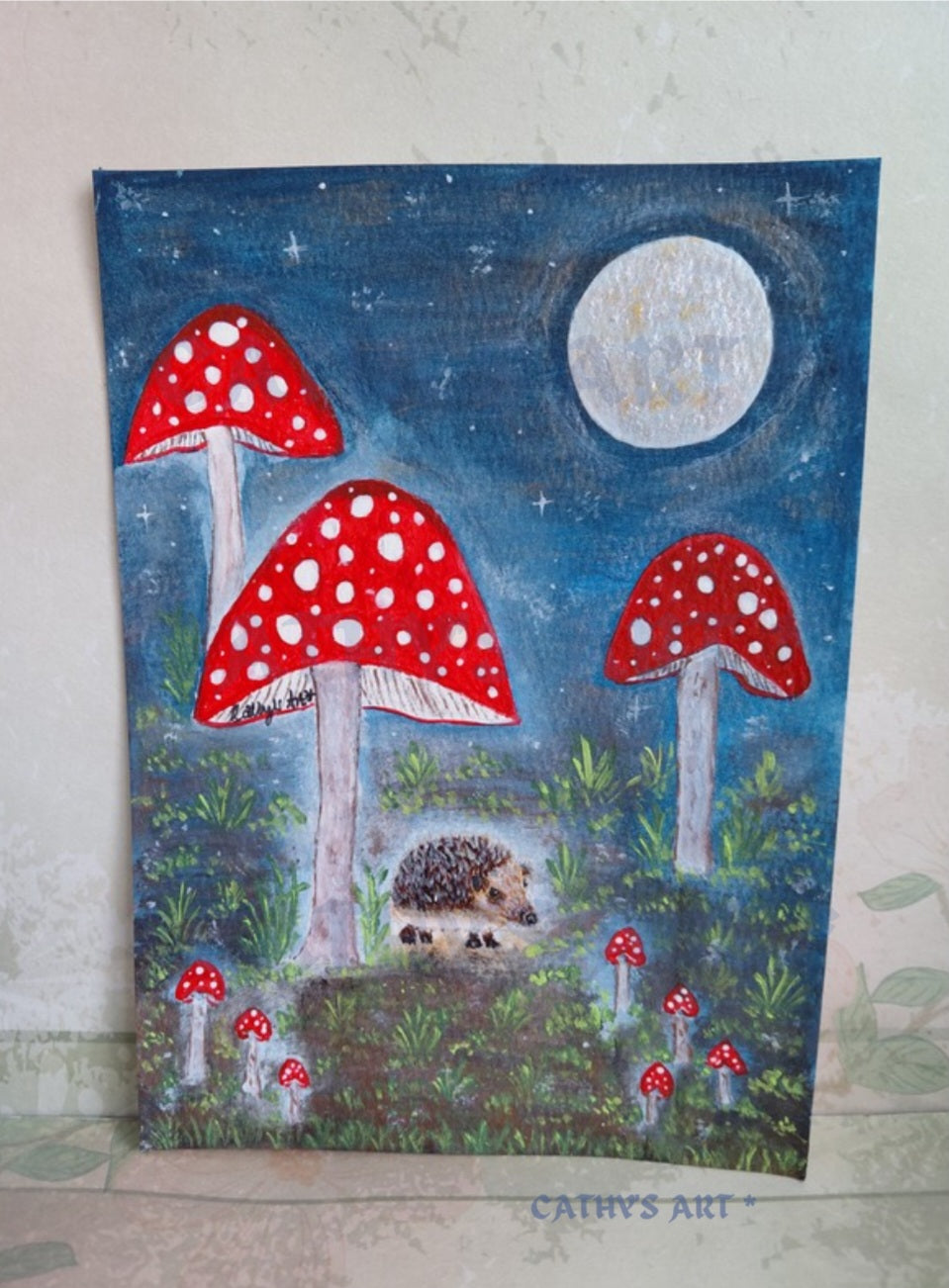 Original Acrylic Paintings On Watercolour Paper